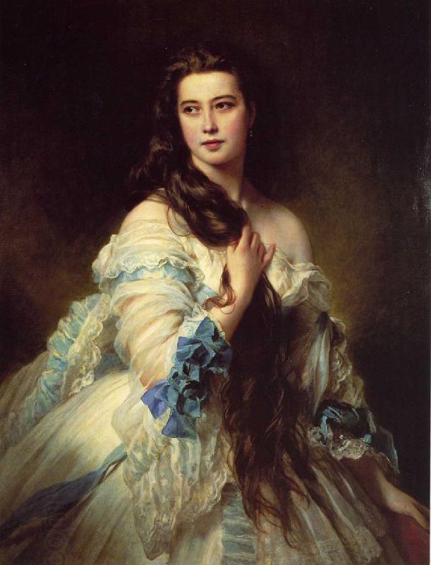 Franz Xaver Winterhalter Madame Barbe de Rimsky-Korsakov China oil painting art